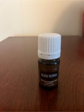 Young Living Black Pepper Essential Oil - Brown Bottle with White Cap